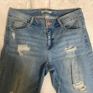 Ripped Skinny Jeans, Size 8